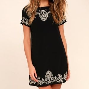 Lulu’s Embroidered Shift Dress